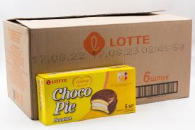 Банановые пирожные Choco Pie Lotte 168 грамм
