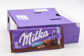 Шоколадная плитка Milka Oreo Brownie 100 грамм