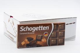 Молочный шоколад Schogetten Caramel Brownie Chocolate "Карамельное пирожное" 100грамм