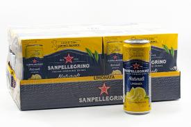 Напиток Sanpellegrino Lemonata безалкогольный среднегазированный с соком лимона 330 мл