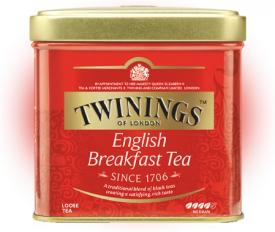 Чай Twinings черный Английский завтрак, ж/б 100 гр