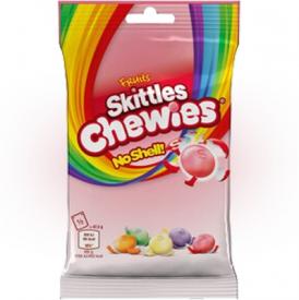 Драже жевательные Skittles Chewies без скорлупы 125 гр