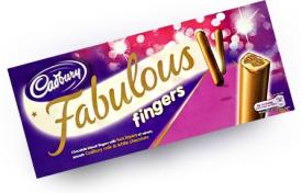 Шоколадные палочки Cadbury Fabulous Fingers 110 грамм