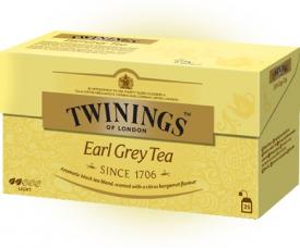 Чай Twinings черный Эрл Грей, короб (25 пак.) 50 гр