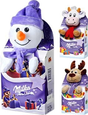 Milka Мейджик Микс Плюшевая игрушка и Шоколад 96 грамм