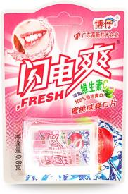 Освежающие пластинки Fresh Персик 0.8 грамм