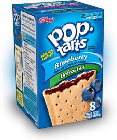 Печенье Pop Tarts 8 PS Unfrosted Blueberry 416 грамм