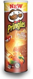 Чипсы Pringles hot paprika&chilli 190грамм