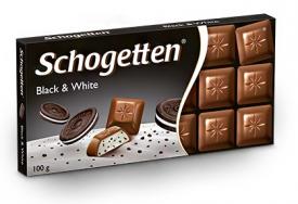 Молочный шоколад Schogetten Black & White "Сливки и Какао" 100 грамм